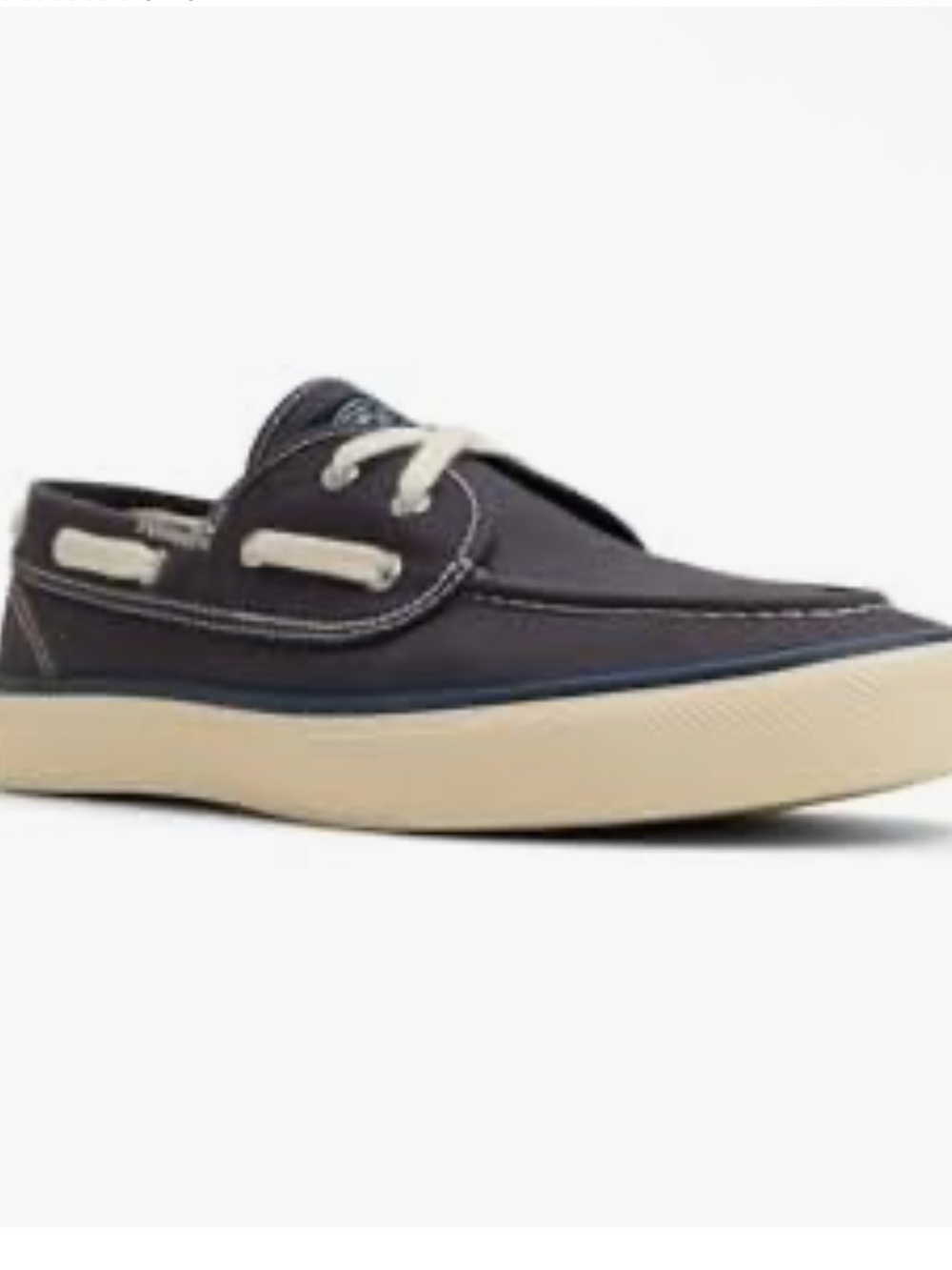 SPERRY Classic Men's Boat Shoe in navy  with Cream Sole! 10.5